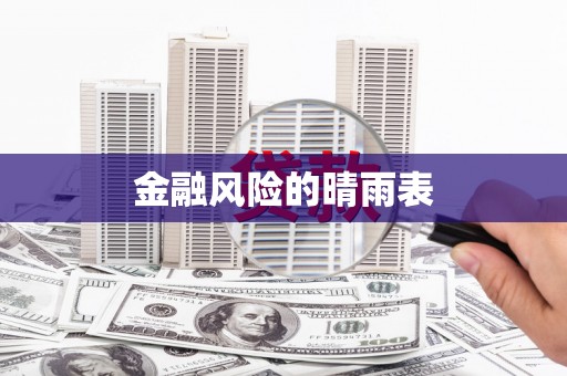 雨山金融风险的晴雨表