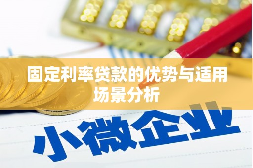 双清固定利率贷款的优势与适用场景分析