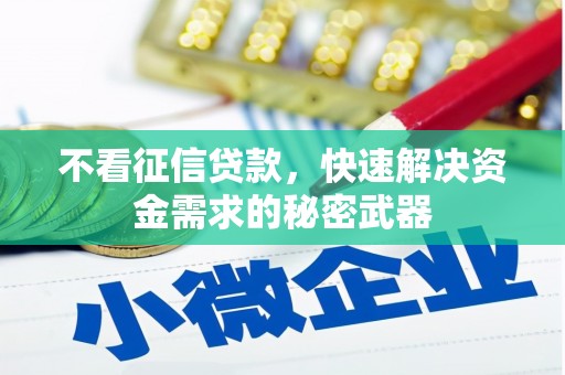 高陵不看征信贷款，快速解决资金需求的秘密武器