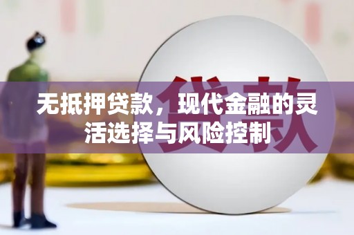 金湾无抵押贷款，现代金融的灵活选择与风险控制