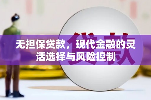 福海无担保贷款，现代金融的灵活选择与风险控制