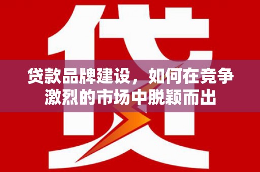 巴塘贷款品牌建设，如何在竞争激烈的市场中脱颖而出