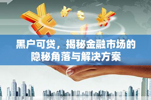 汕尾黑户可贷，揭秘金融市场的隐秘角落与解决方案