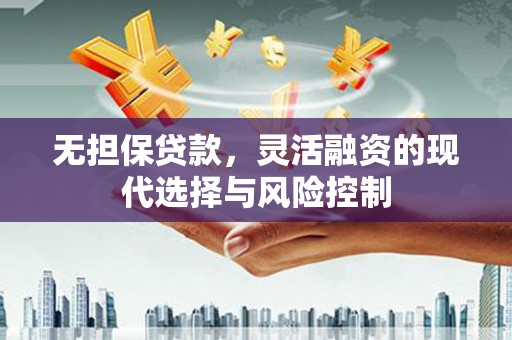 东台无担保贷款，灵活融资的现代选择与风险控制