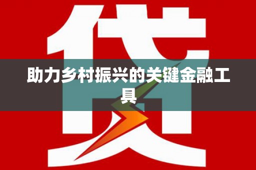 抚远助力乡村振兴的关键金融工具