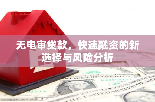 鄢陵无电审贷款，快速融资的新选择与风险分析