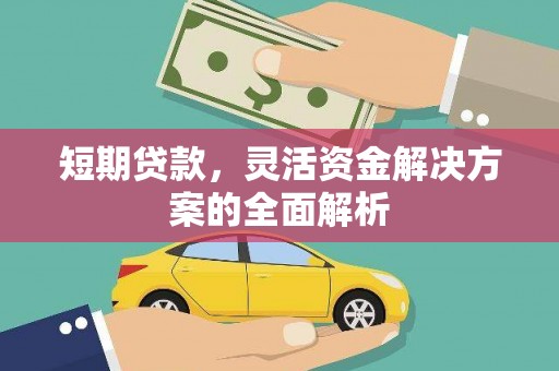 河北短期贷款，灵活资金解决方案的全面解析